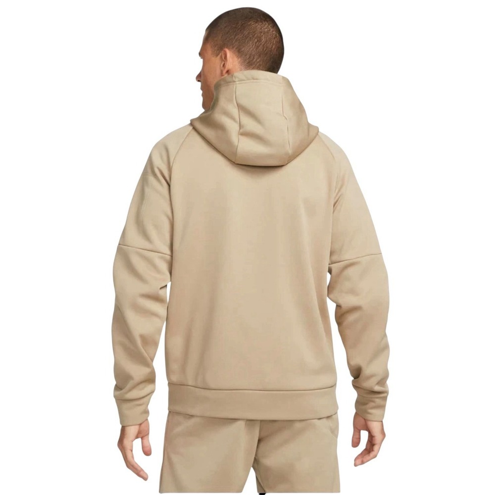 Nike Therma Fit Full Zip Hoodie Khaki Black Size XXL Training Outdoor Gymwear - Picture 4 of 5